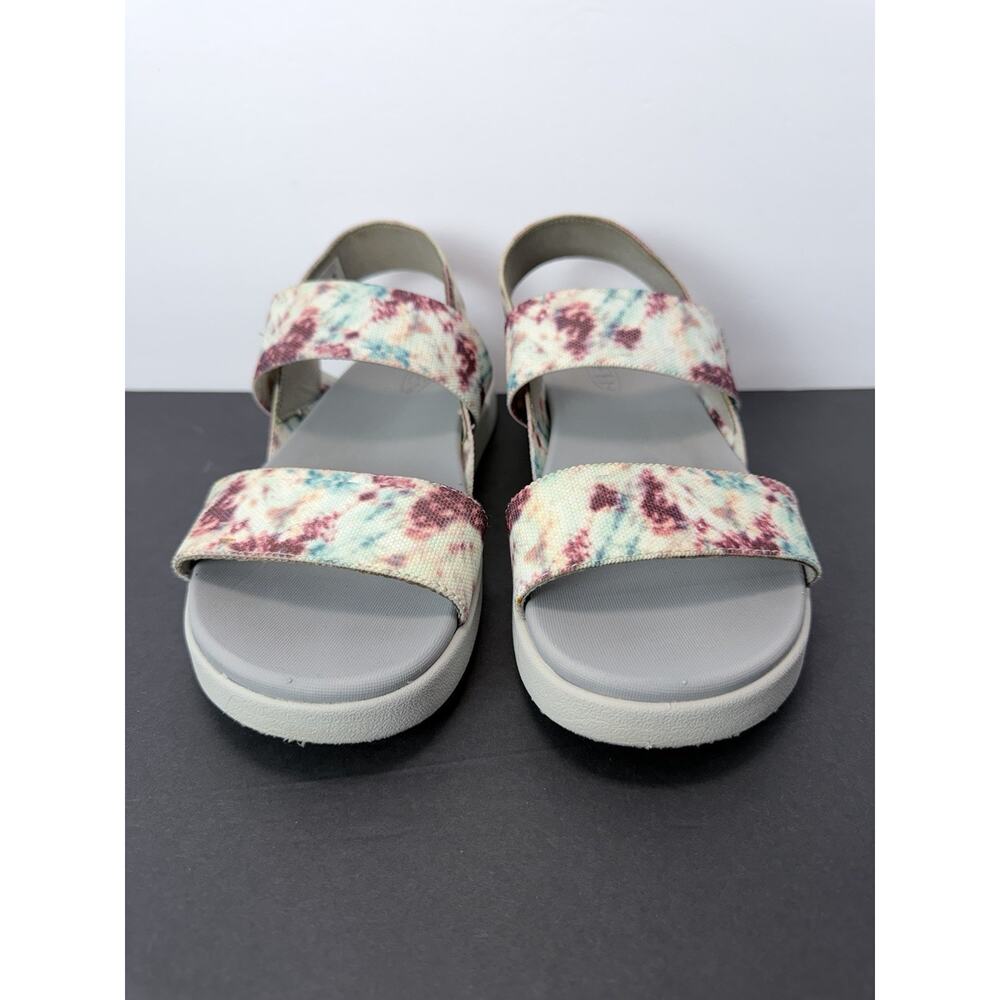 Keen Sandals Elle Strappy Tie Dye Size US 9 White Blue Purple - Picture 9 of 9